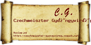 Czechmeiszter Gyöngyvirág névjegykártya
